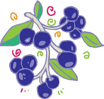 A grape fruit design