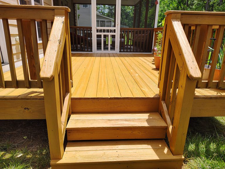 Durham deck after