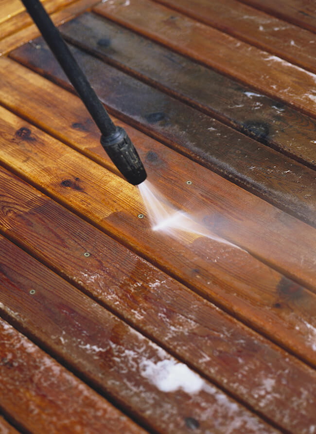 winter pressure washing